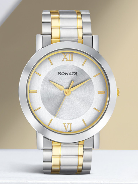 SONATA NP77108BM02W Wedding collection Analog Watch For Men
