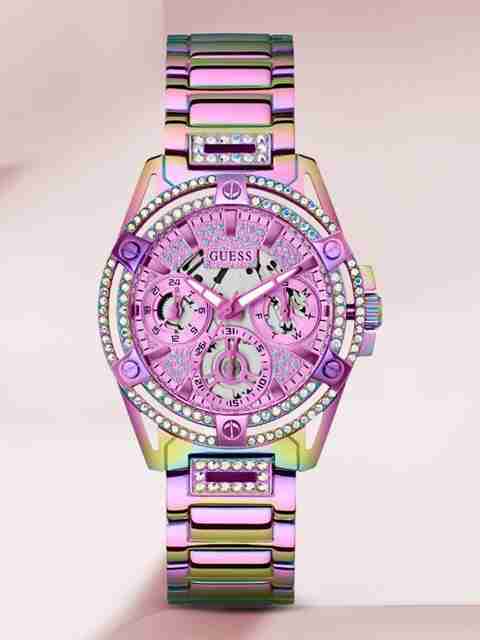 Purple Guess Uhr Multicolor Guess Uhr Multicolor GUESS Ladies