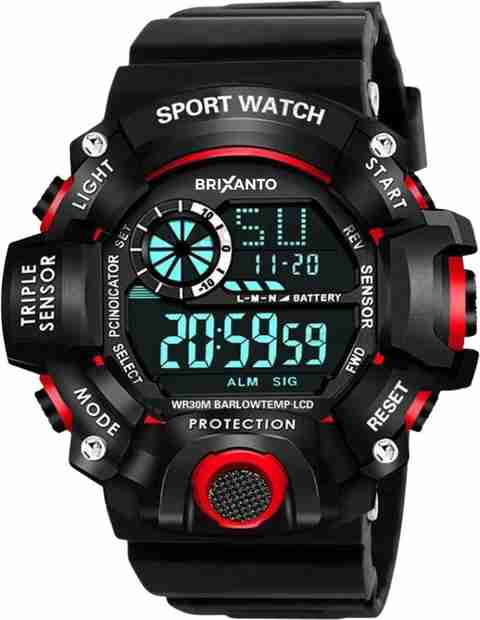 Brixanto Digital Watch - For Boys & Girls Digital Sports Watch for Boys | Kids Watch with Alarm | Waterproof & Stylish - Image 3