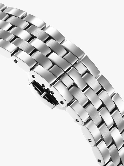 XYLYS WALTZ-G Analog with Date Dial Silver Stainless Steel Strap