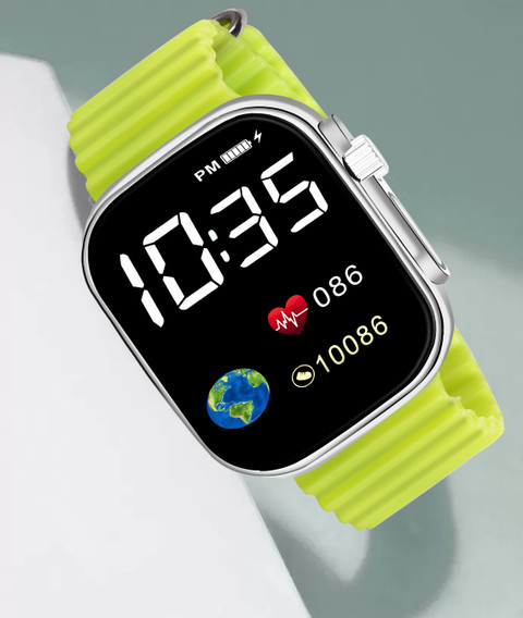 FADISO Trendy Smart Attractive Big Display Square Ultra watch for UNISEX  Digital Watch For Boys Girls