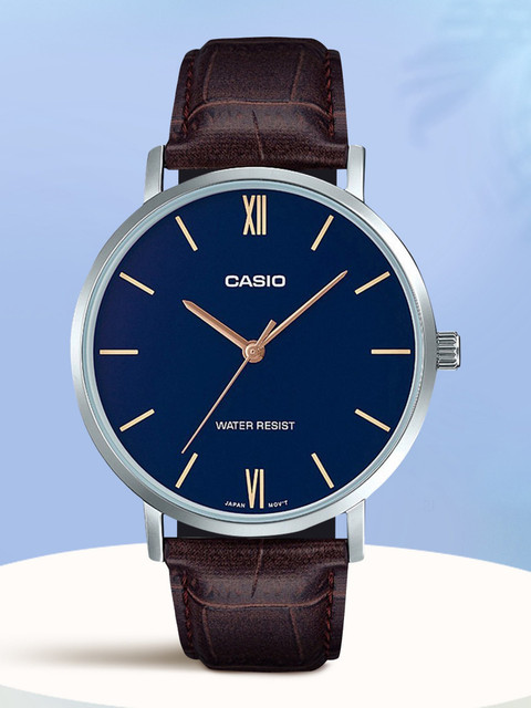 CASIO Enticer ( MTP-VT01L-2BUDF ) Analog Watch - For Men - Buy