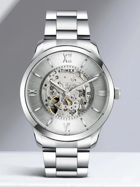 TIMEX Automatic Silver Dial Analog Watch For Men Buy TIMEX