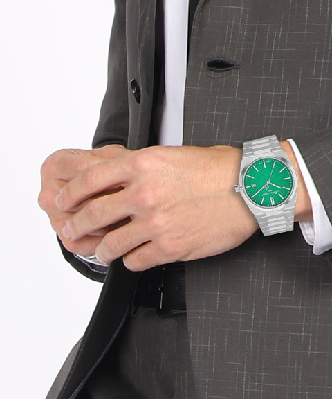 Mathey-Tissot H117AV Swiss Made Quartz Green Dial Analog Watch