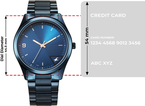 Fastrack Fastrack Stunners Blue Dial Blue Metal Strap Analog Watch