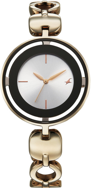 Fastrack Chrome K Fastrack Chrome K Quartz Silver Dial Titanium