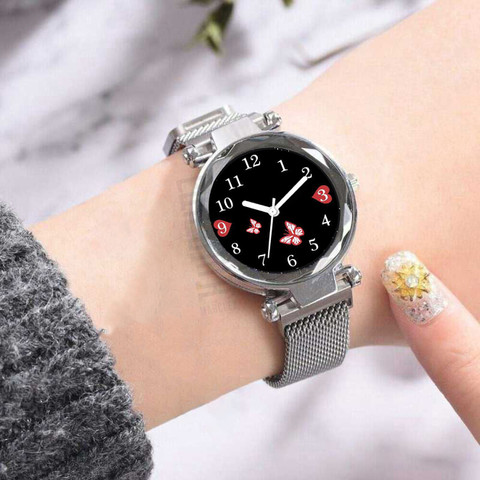 Silver Girls Magnet Watch Magnet Watch Girl Watch 50 Rupees Buy