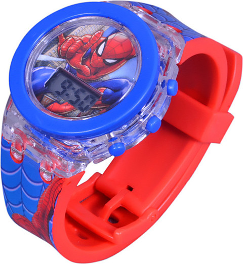 Trade Globe Spider Red Spiderman Watch Glowing Light Watch