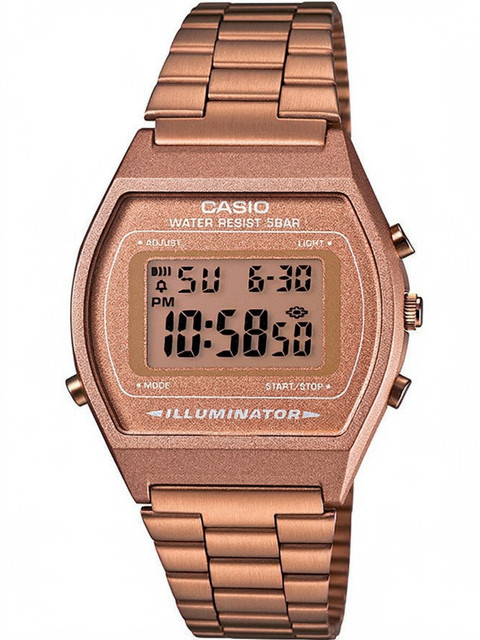 CASIO Vintage B640WC-5ADF Dial Rose Gold Stainless Steel Band