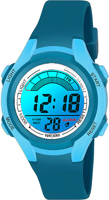 Time Up Multi-Light 2025 New 2025 Multi-Light Alarm Waterproof 4-12 Years  Kids Digital Watch For Boys Girls