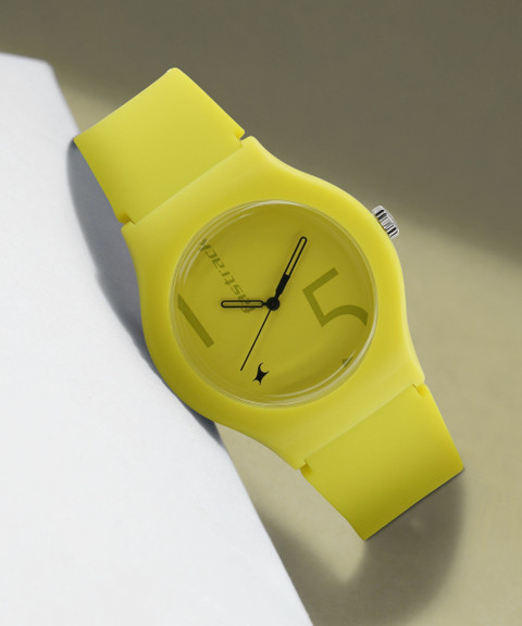 Buy Fastrack Yellow Colour Fastrack Watches Fastrack Minimalists