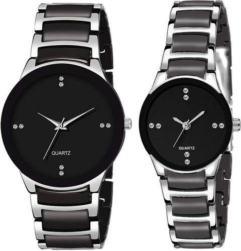 Daniel Jubile Couple Analog Watch Silver - Image 5