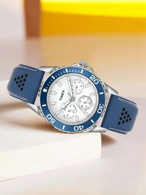 TIMEX Multi Function White Dial Analog Watch For Men Buy TIMEX