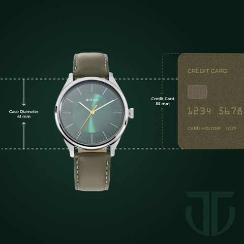 Titan NP1802SL04 Titan Workwear Green Dial Olive Green