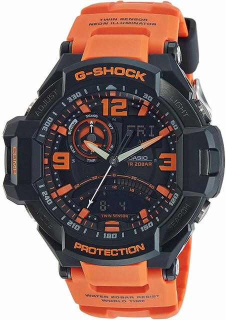 CASIO G-SHOCK ＧＡ-1000 ブラック/オレンジ(美品) CASIO G-SHOCK GA-1000 ブラック/オレンジ(美品) 楽天市場