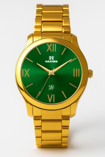 画材 Green gold chiffon Haxiwa gold astro X19 Analog Watch - For Men - Buy Haxiwa gold