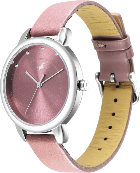 Fastrack Fastrack Stunners Purple Dial Purple LeatherStrap Analog