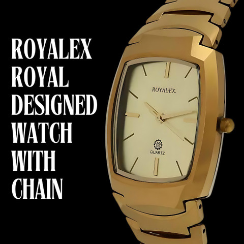 Royalex Golden Tungsten Ceramic Case and Golden Ceramic Chain