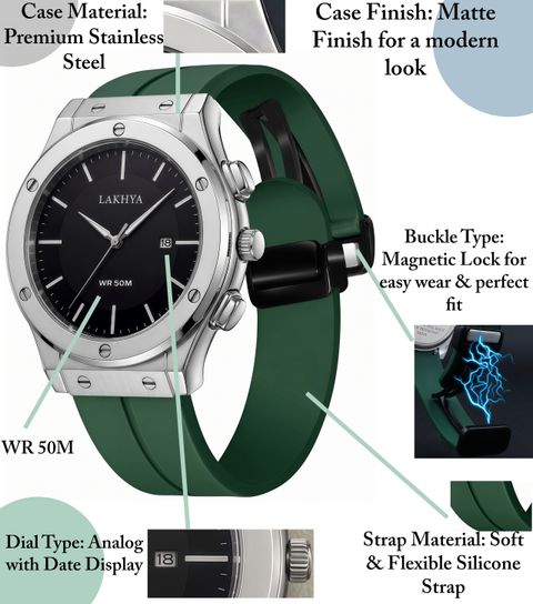 LAKHYA LZB_07-GRN Analog Watch for Men - Image 6