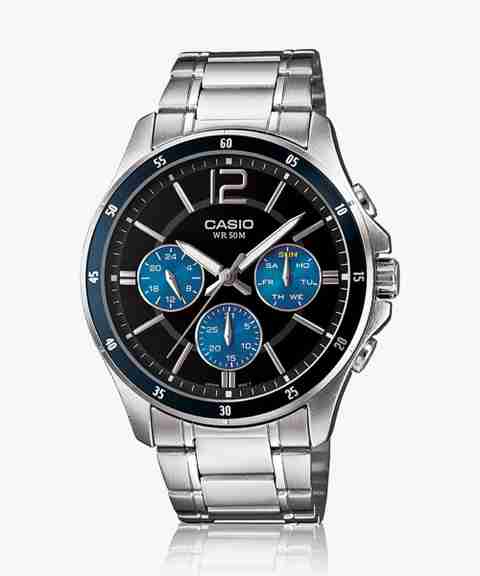 CASIO MTP-1374D-2AVDF Enticer Men's MTP-1374D-2AVDF Analog