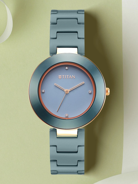 Titan Purple Ceramic Analog Watch For Women Buy Titan Purple