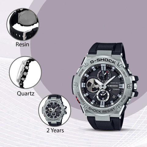 CASIO GST-B100-1ADR G-Shock GST-B100-1ADR Metal Ip Black Dial