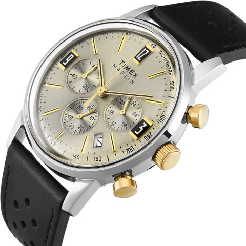 TIMEX TWEG26705 TIMEX MARLIN Beige Round Dial Analog Watch For Men