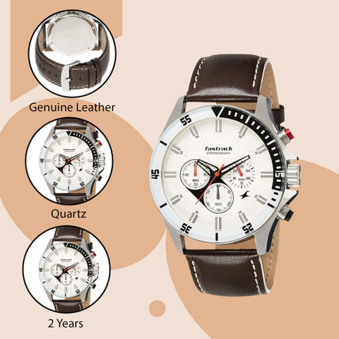 Fastrack NP3072SL01 Chrono Analog Watch For Men Buy Fastrack
