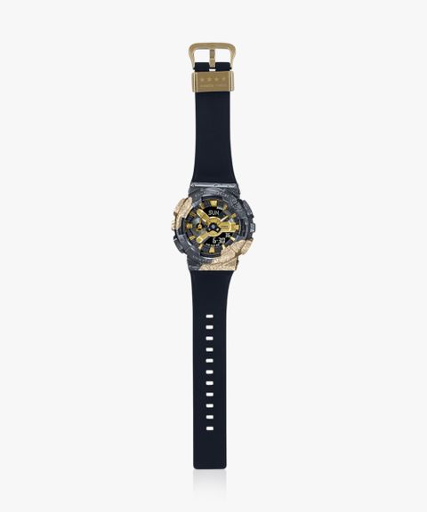 CASIO GM-114GEM-1A9DR G-Shock Black-Gold Ip Dial Resin Band