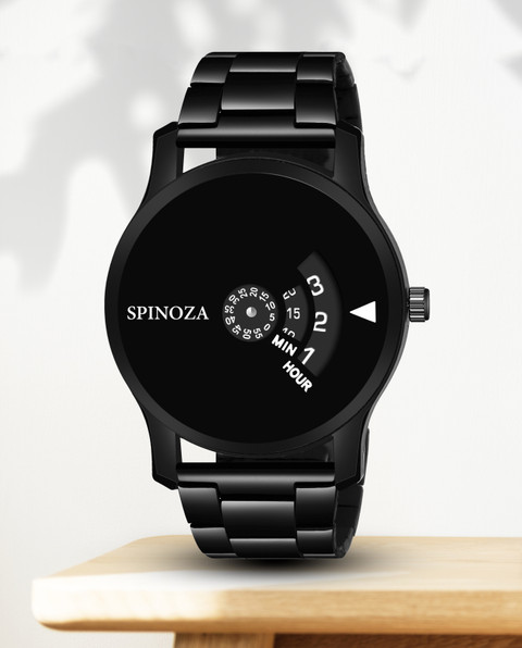 SPINOZA Adorable full black design analog wrist watch Analog Watch For  Women