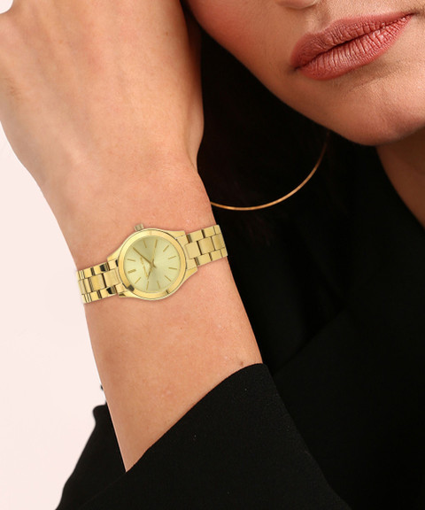 MICHAEL KORS Mini Slim Runway SLIM RUNWA Analog Watch For Women