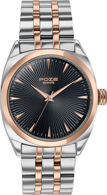 SONATA Sonata Poze 6 Cinnamon City Quartz Blue Round Dial Men's