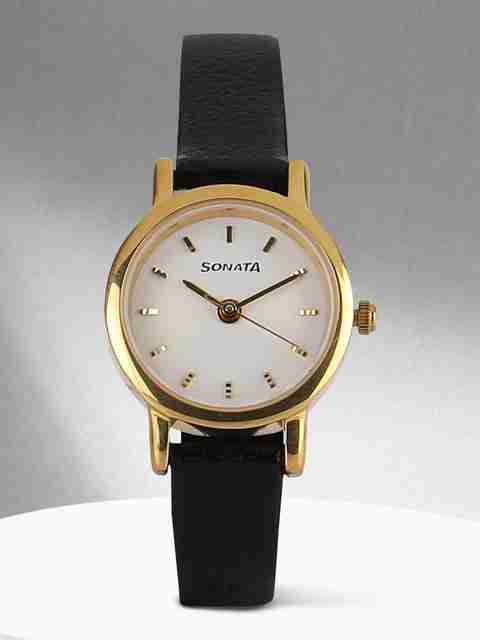 SONATA NP8976YL02W Analog Watch For Women Buy SONATA