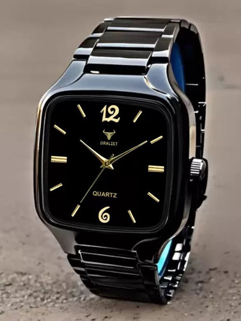 DRALIET RD-9102 Elegant Series Square Quartz For /Boys Analog Watch For  Men