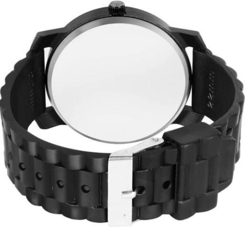 Vtrack Mahakal Big Dial All Black Analog Watch With Bracelet For Men Analog  Watch For Men