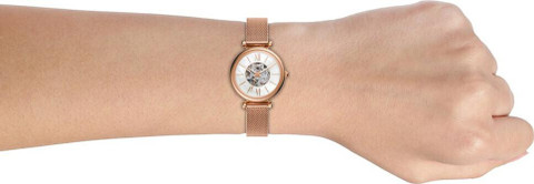 Fossil 腕時計 CARLIE MINI ME ME3188 レディース ローズゴールド CARLIE MINI AUTOMATIC ME3188（アナログ腕時計）｜FOSSIL（フォッシル）