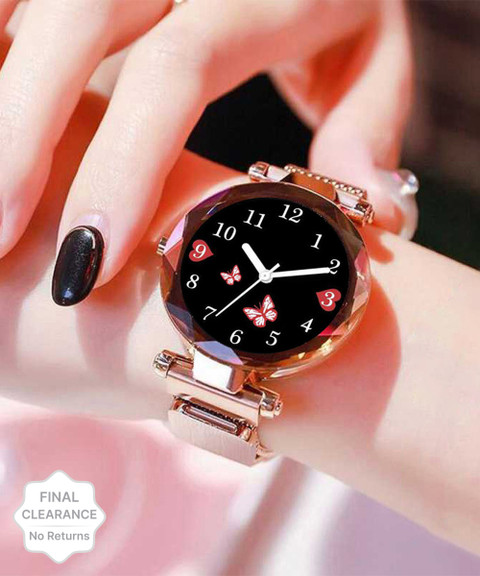 Marclex Titli Copper Rosegold Magnet Watch girls watches for women stylish  branded fashion latest design girls trending Analog Watch For Women