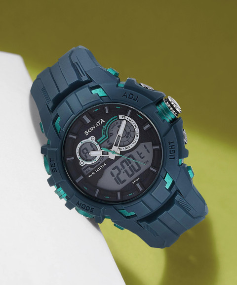 SONATA NP77045PP01 SF Ocean Series Analog-Digital Watch For Men