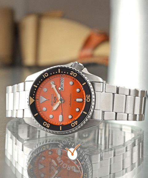Seiko Seiko 5 Sports SKX Midi Orange - SRPK35K1 Analog Watch - For