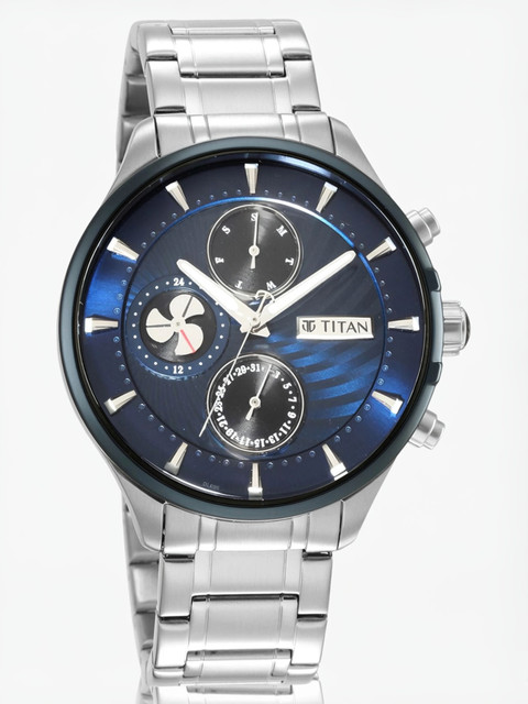 Titan NQ1873KM02 Titan Maritime Multifunction Midnight Blue Dial