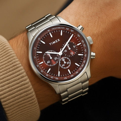 TIMEX Chronograph, Brown Dial Analog Watch For Men