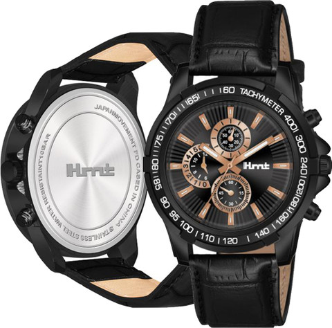 HMT DLX DLX-2517 Trending HMTS Water Resistant Premium Black Hands