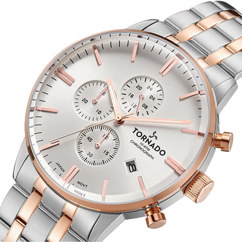 Tornado T6102-KBKSK Tornado Chronograph Analog Watch - For Men