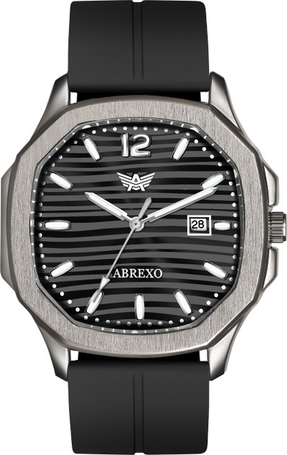 ABREXO Abx5626-Black Dial Black Magnetic Strap Gun Metal Black