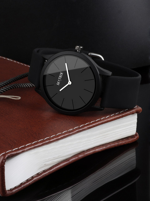 MATRIX Softest Silicone Strap Minimalist Series Hand Analog Watch For  Men Women