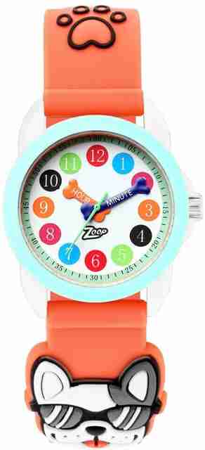 Zoop byTitan Np26016Pp03 - Dk685 - Zoop 3D Zoop Quartz White Dial