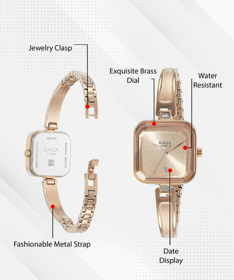 Titan NQ2607WM01 Raga VIVA Analog Watch For Women