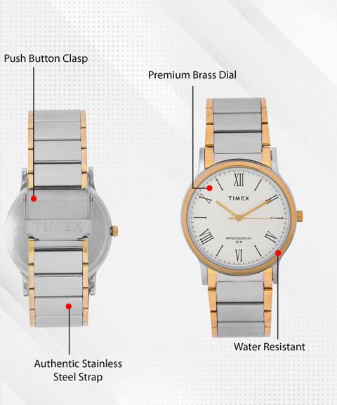 TIMEX White-Dial Analog Watch For Men Buy TIMEX White-Dial