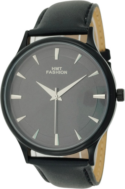 Hmt Fashion Round Slim 40mm Dial Quartz Movement Leather Strap Watch Analog  Watch For Men