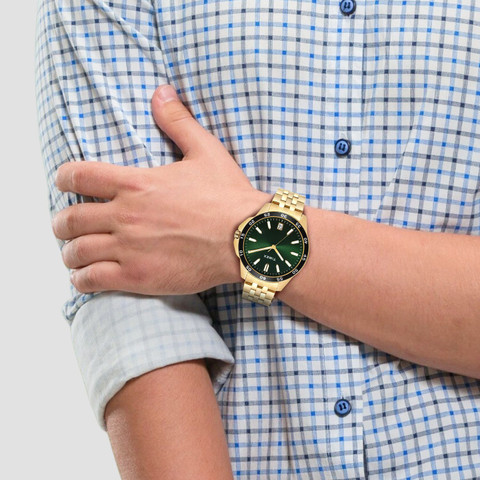 TIMEX Date Function, Green Dial Analog Watch - For Men - Buy